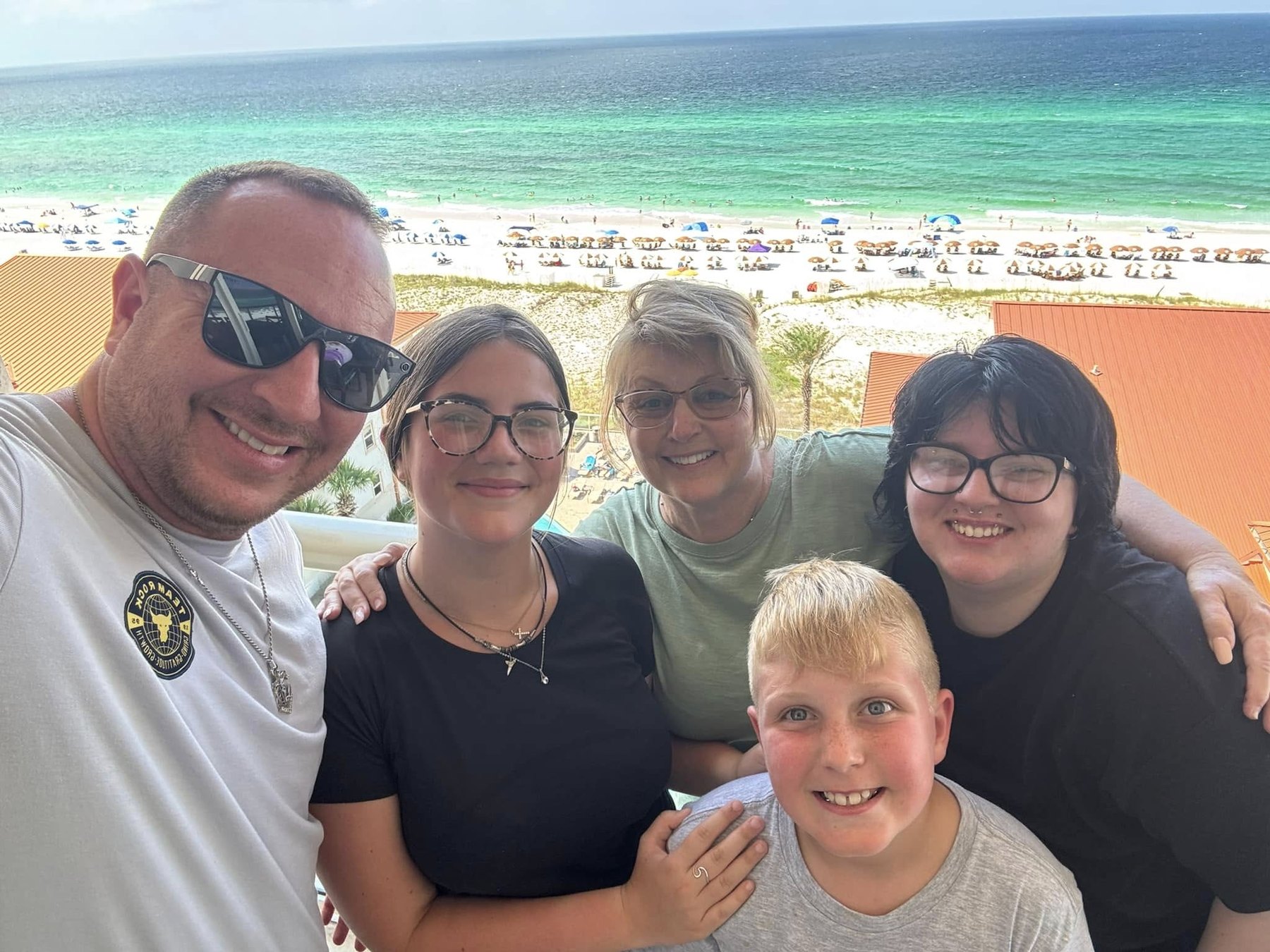 Anthony with his family